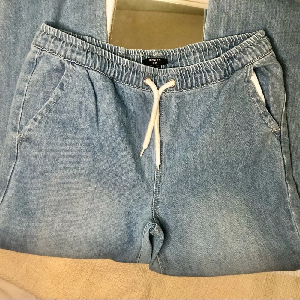 FOREVER 21 Pants Denim Joggers - Picture 5 of 7